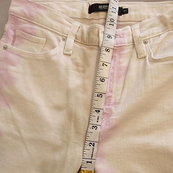 Hudson Nico super skinny stretch tie-dye boho mid rise jeans size 27 new!!! - Picture 4 of 10